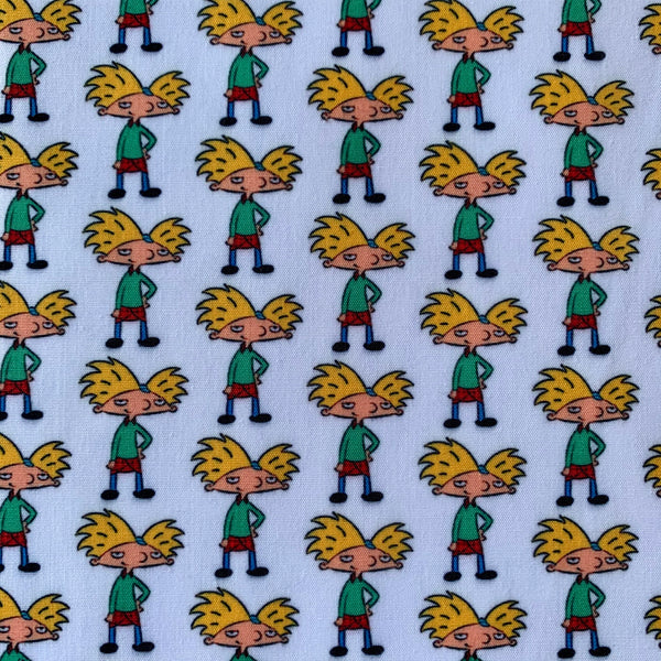 Offcut Hey Arnold Polycotton Fabric