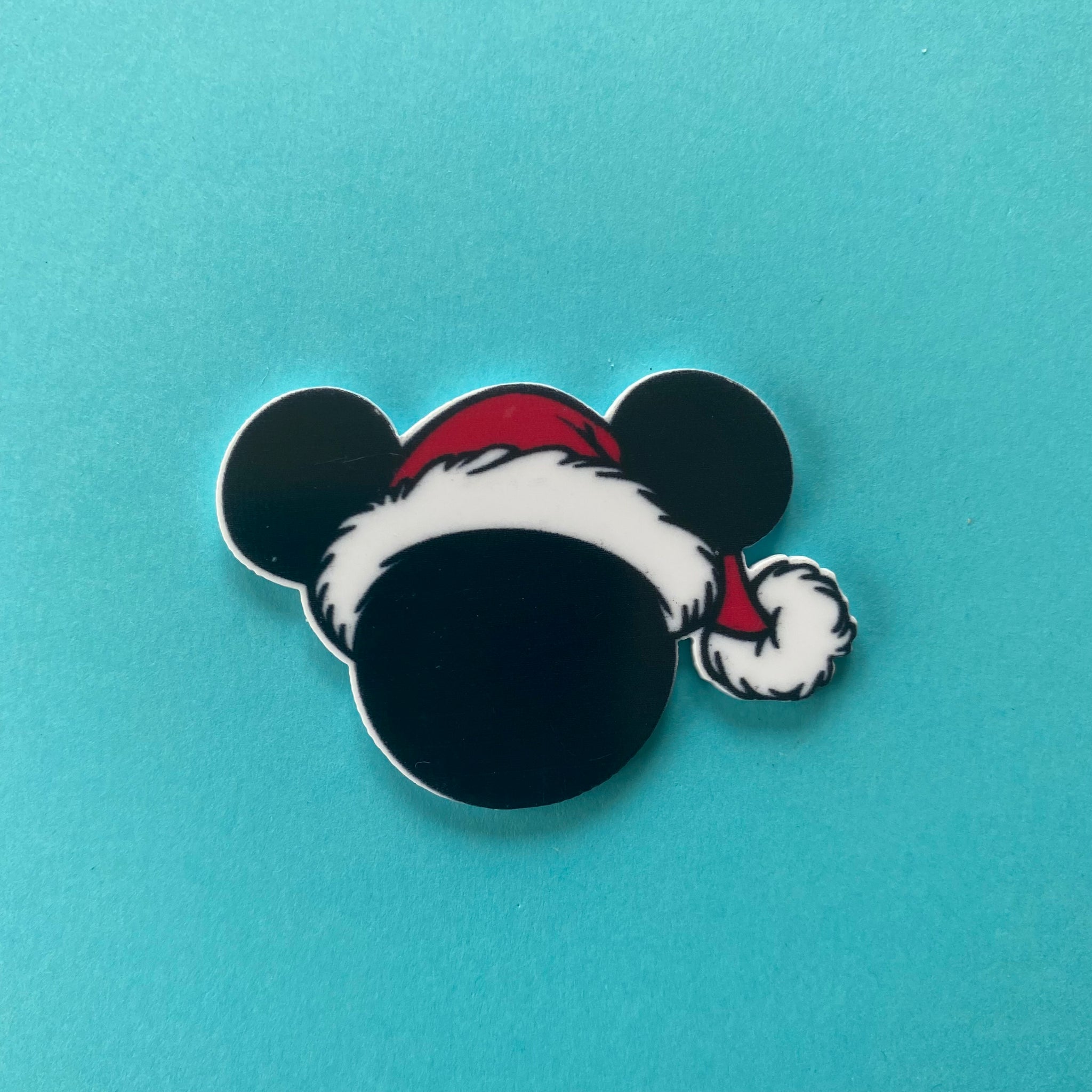 Santa Mickey Flat Back