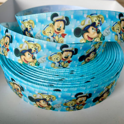 Mickey and Duffy Grosgrain Ribbon