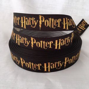 Harry Potter Black Grosgrain Ribbon