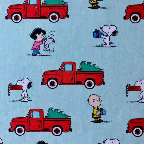 Snoopy Christmas Fabric