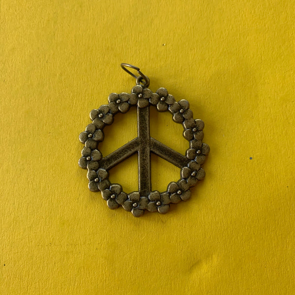 CLEARANCE Metal Peace Charm