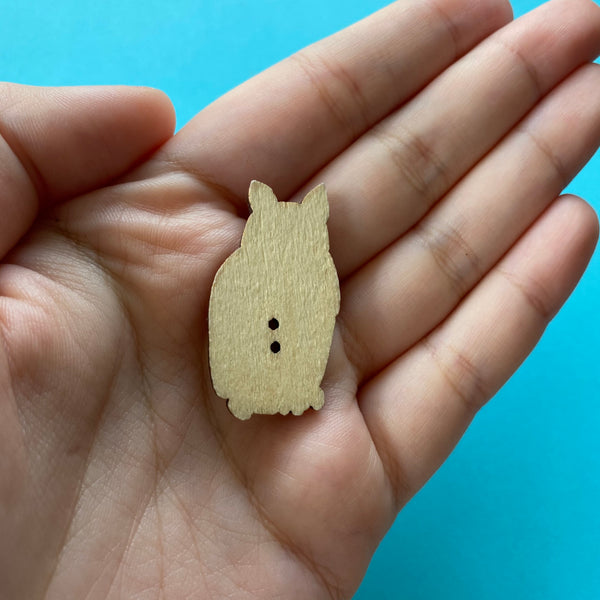 Bird Wooden Button Mix