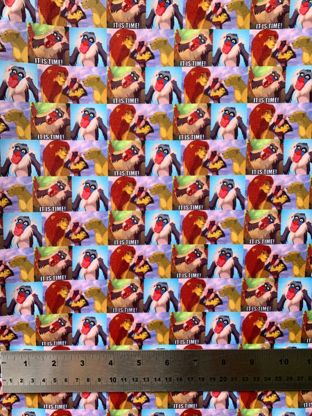 Lion King Polycotton Fabric