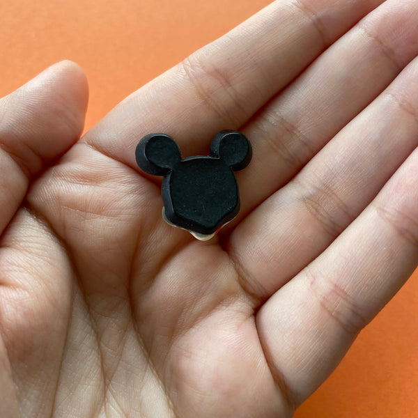 Flawed Mickey Face Flat Backs