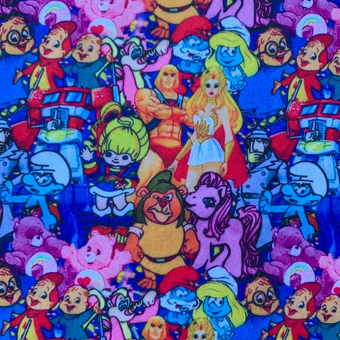 Offcut 1980s character Fabric