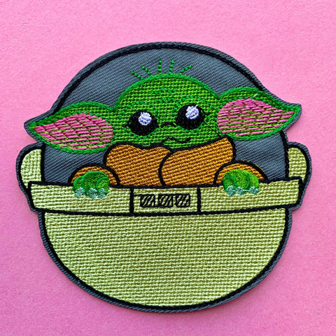 Grogu Embroidered Patch