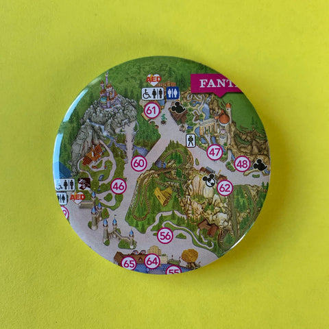 WDW Fantasyland Park Map Badge