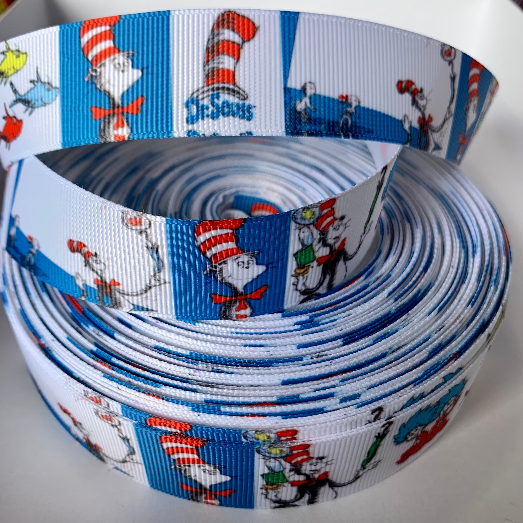 Cat in the Hat Grosgrain Ribbon