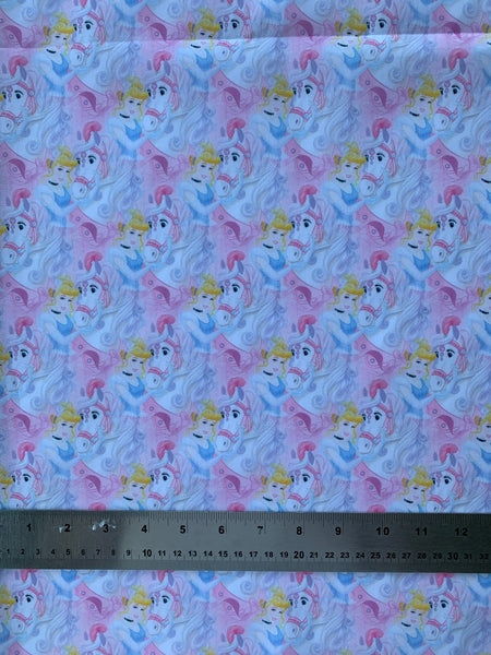 Pastel Cinderella Polycotton Fabric