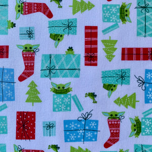 Grogu Christmas Fabric