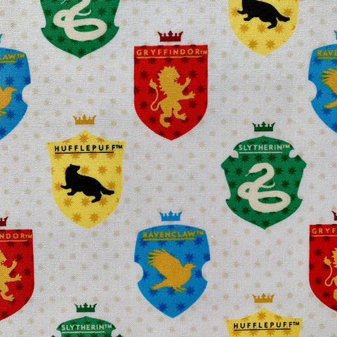 Hogwarts Crests Fabric