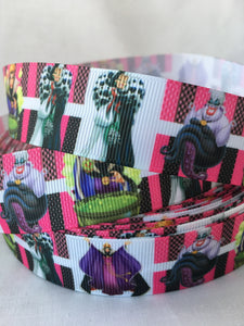 Villains Grosgrain Ribbon