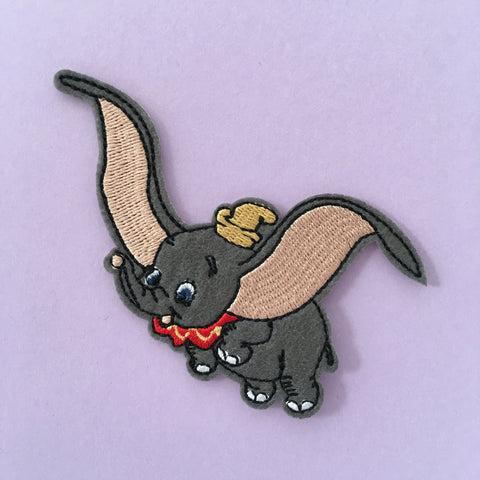 Flying Dumbo Embroidered Patch