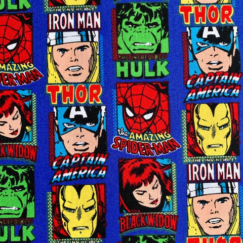 Avengers Characters Fabric