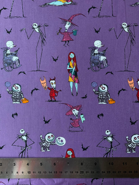 Jack and Sally Fabric