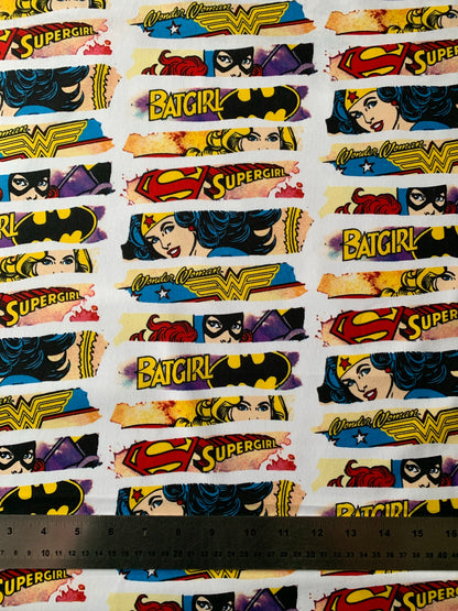 Wonder Woman and friends Fabric