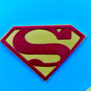 Superman Logo Embroidered Patch