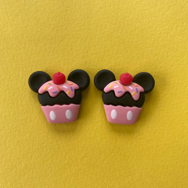 Minnie Cupcake Flat Backs