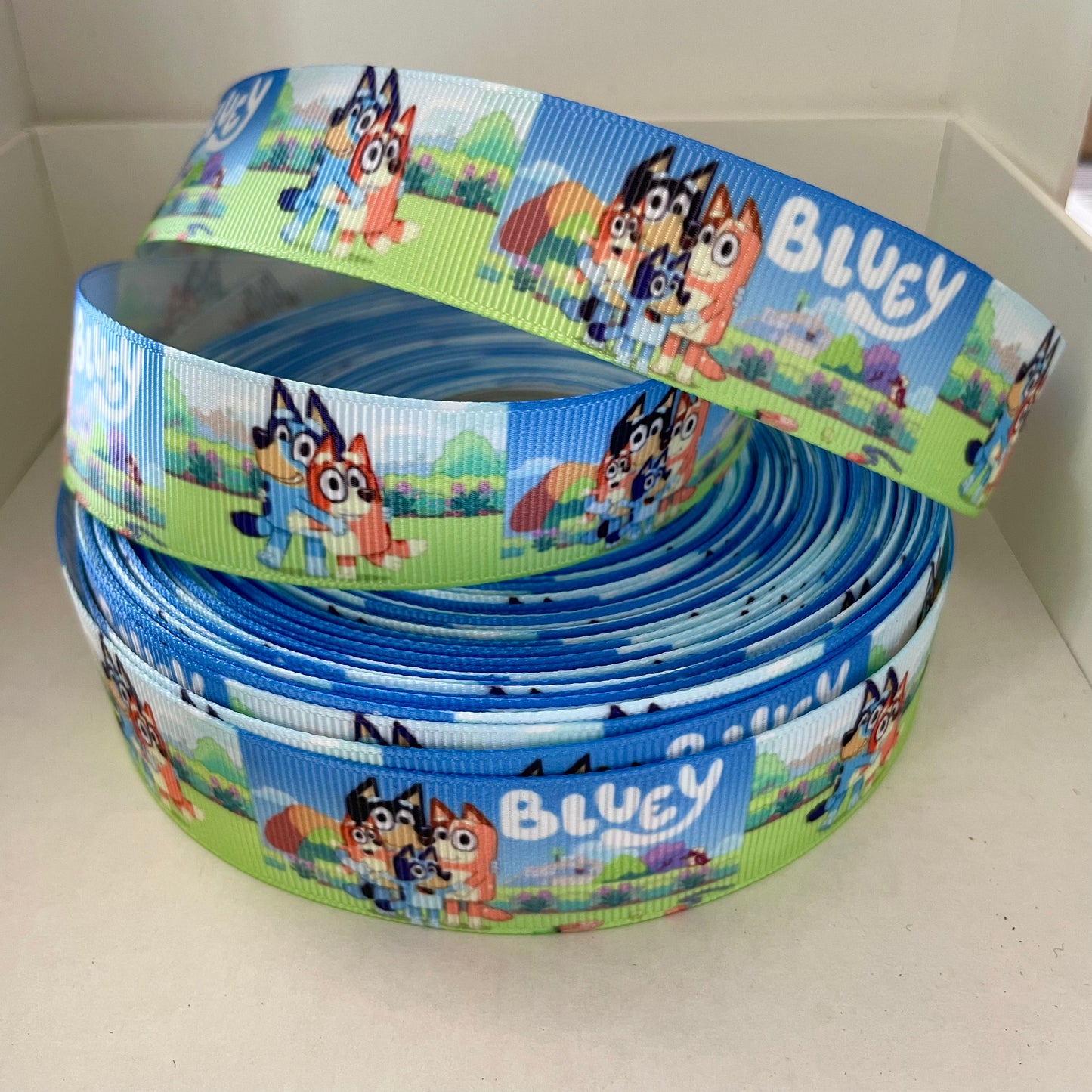 Bluey and Bingo Grosgrain Ribbon