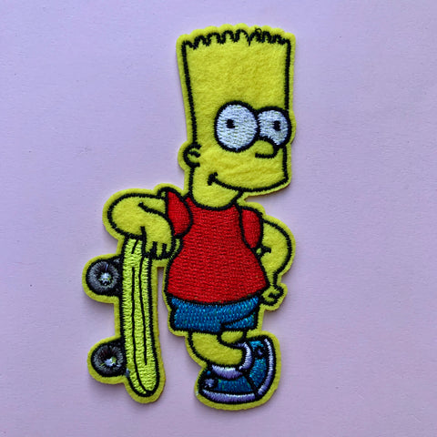 Bart Simpson Embroidered Patch