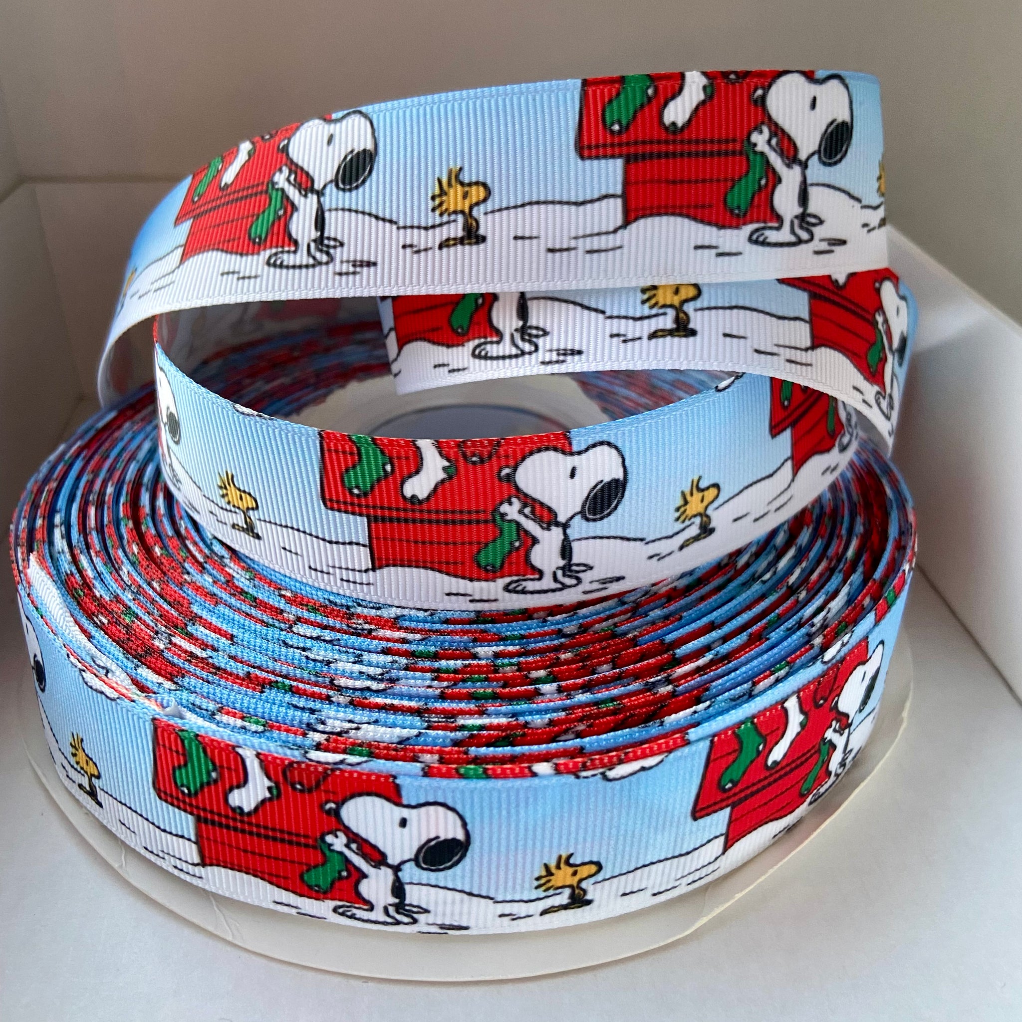 Christmas Snoopy Grosgrain Ribbon