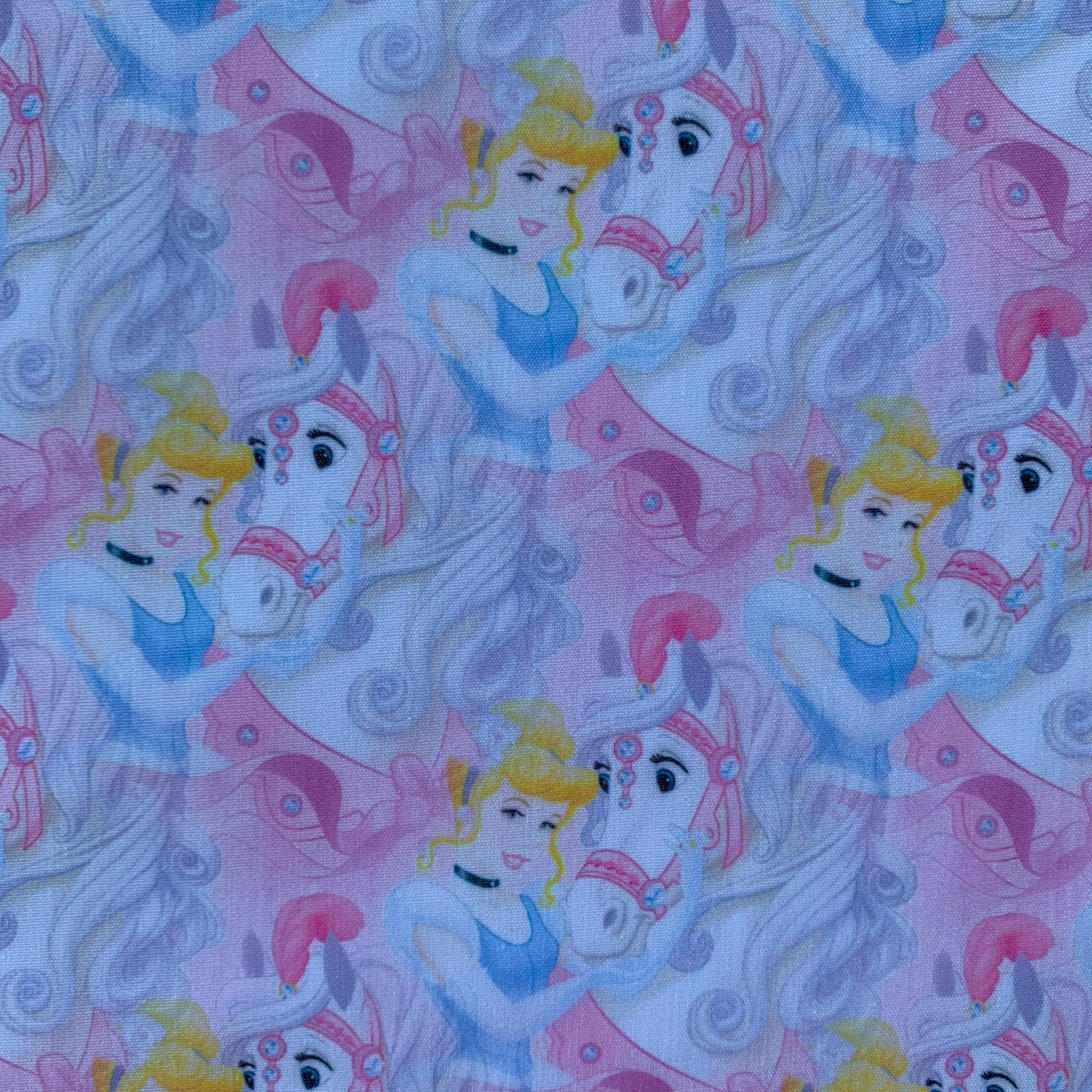 Pastel Cinderella Polycotton Fabric