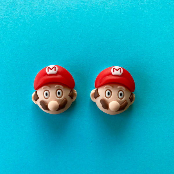 Mario Face Flat Backs