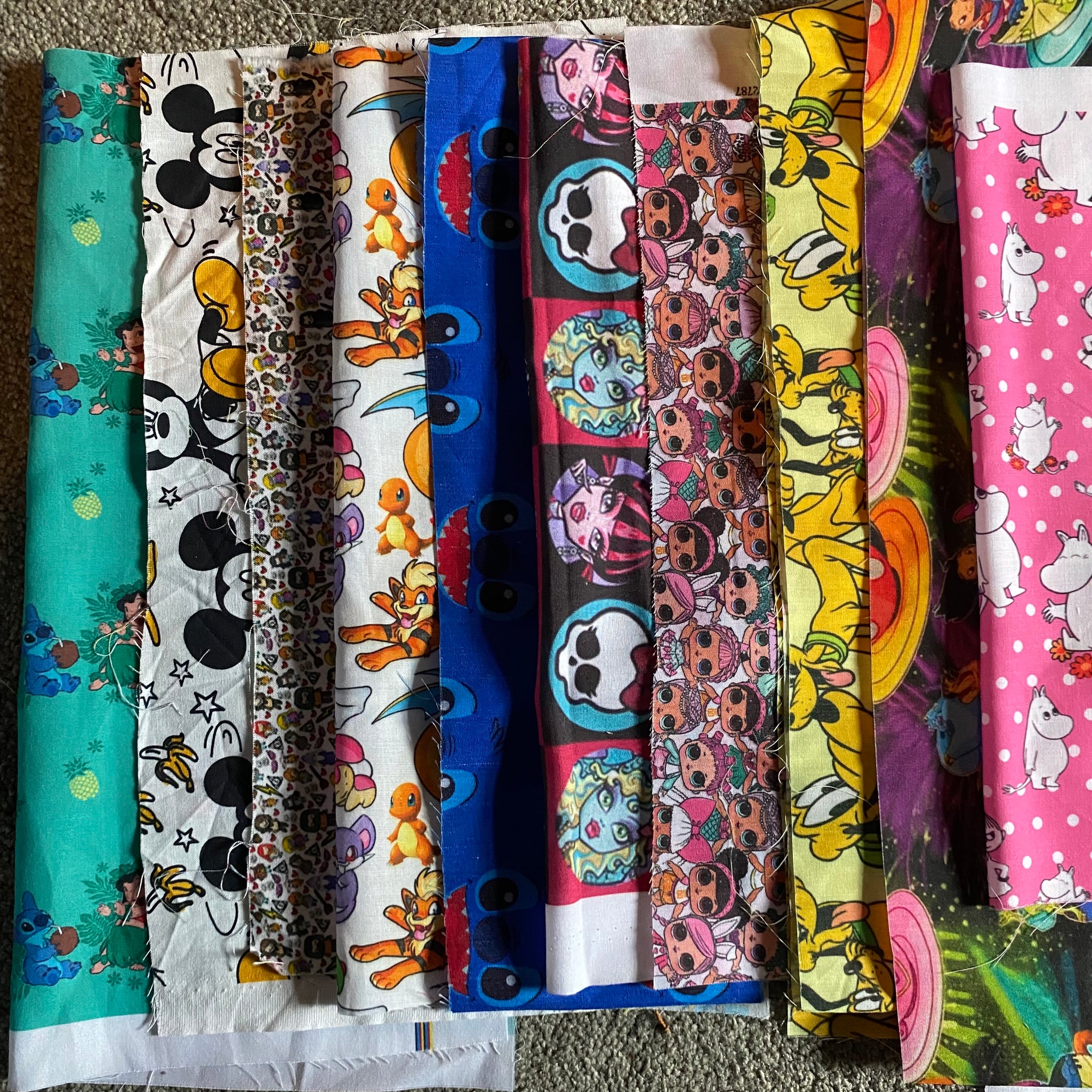 Fabric Scrap Bundle #43