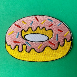 Simpsons Donut Embroidered Patch