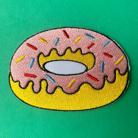 Simpsons Donut Embroidered Patch