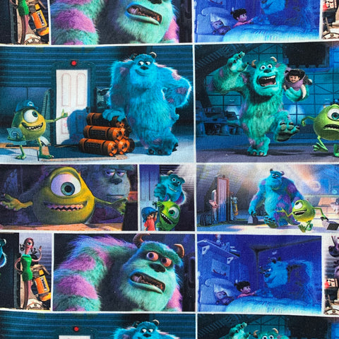 Monsters Inc Polycotton Fabric