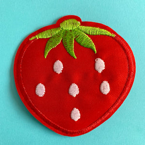 Strawberry Embroidered Patch