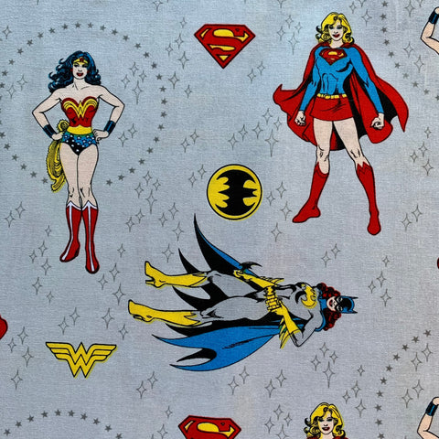 Wonder Woman and friends Fabric
