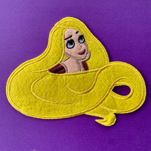 Rapunzel Embroidered Patch