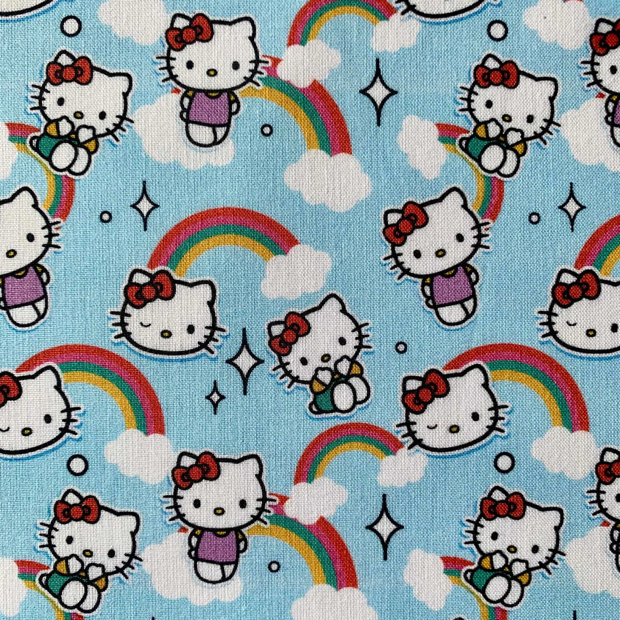 Hello Kitty Rainbow Fabric