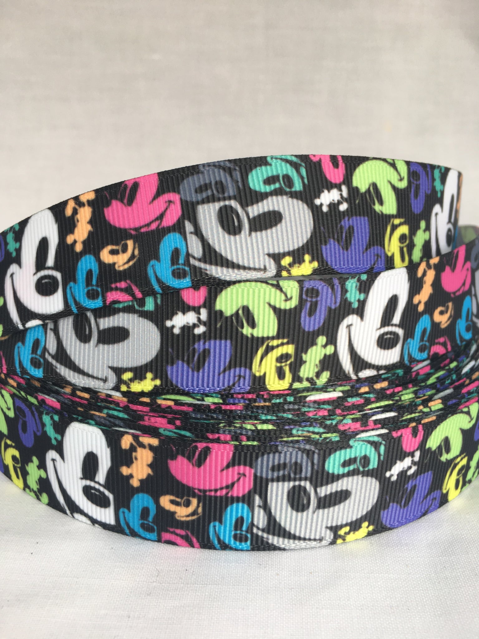 Bright Mickey Grosgrain Ribbon