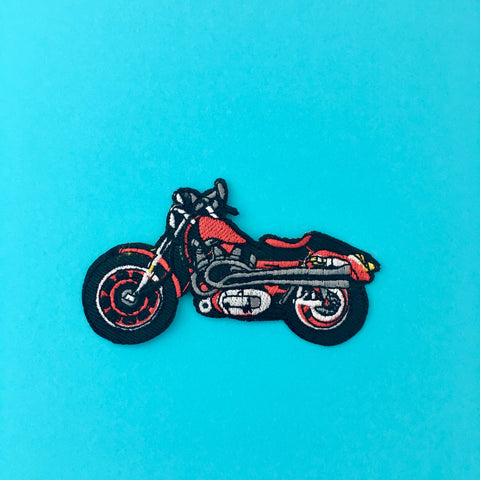 Motorbike Embroidered Patch