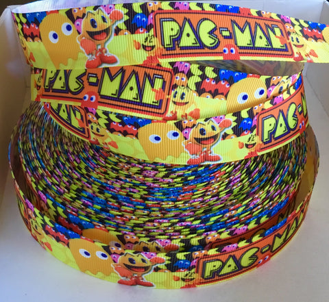 Pac-Man Grosgrain Ribbon