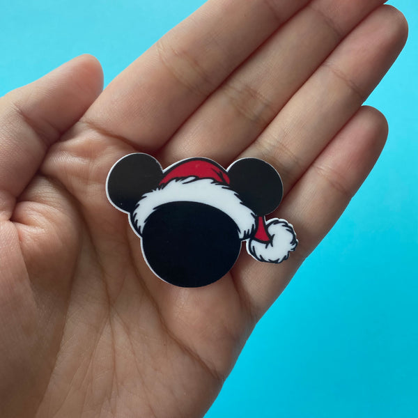 Santa Mickey Flat Back