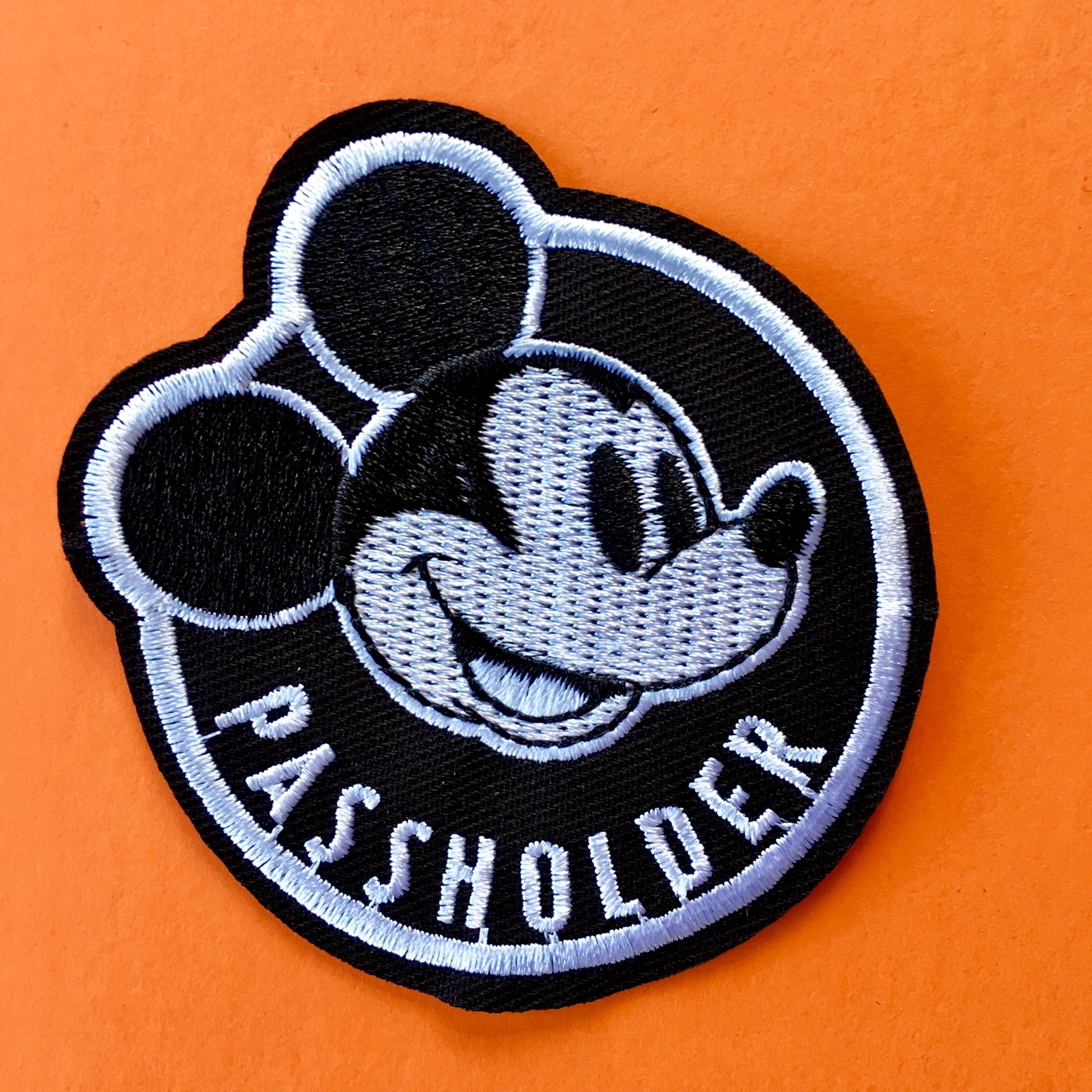 Mickey Passholder Embroidered Patch