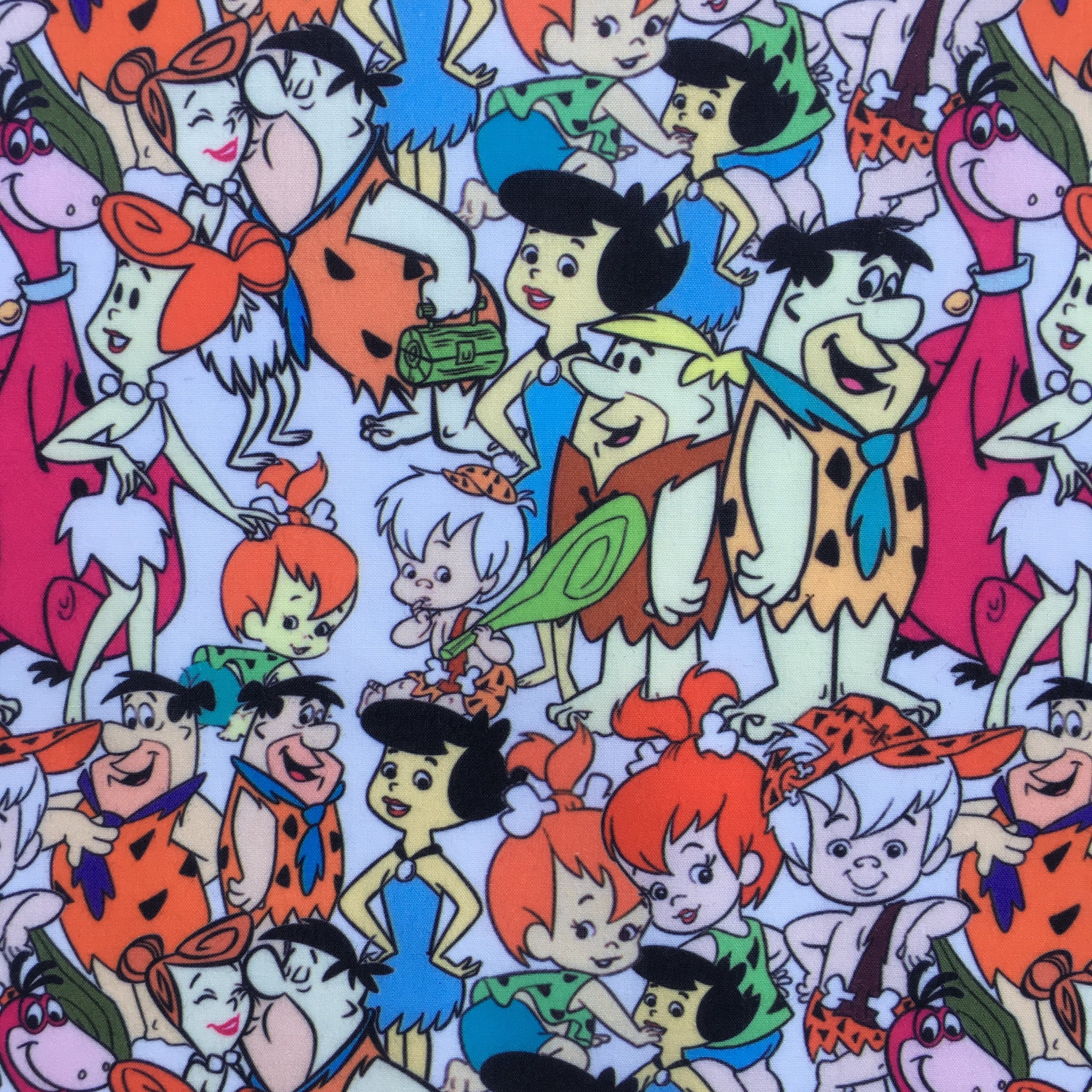 Flintstones Polycotton Fabric