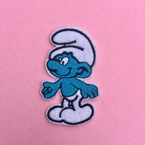 Smurf Embroidered Patch