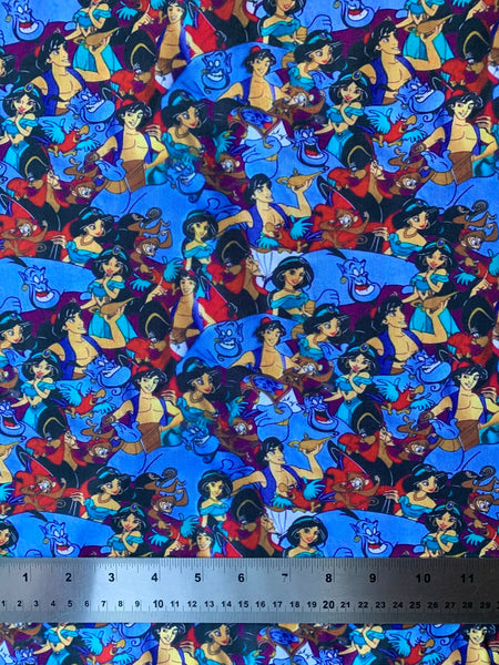 Offcut Aladdin Polycotton Fabric