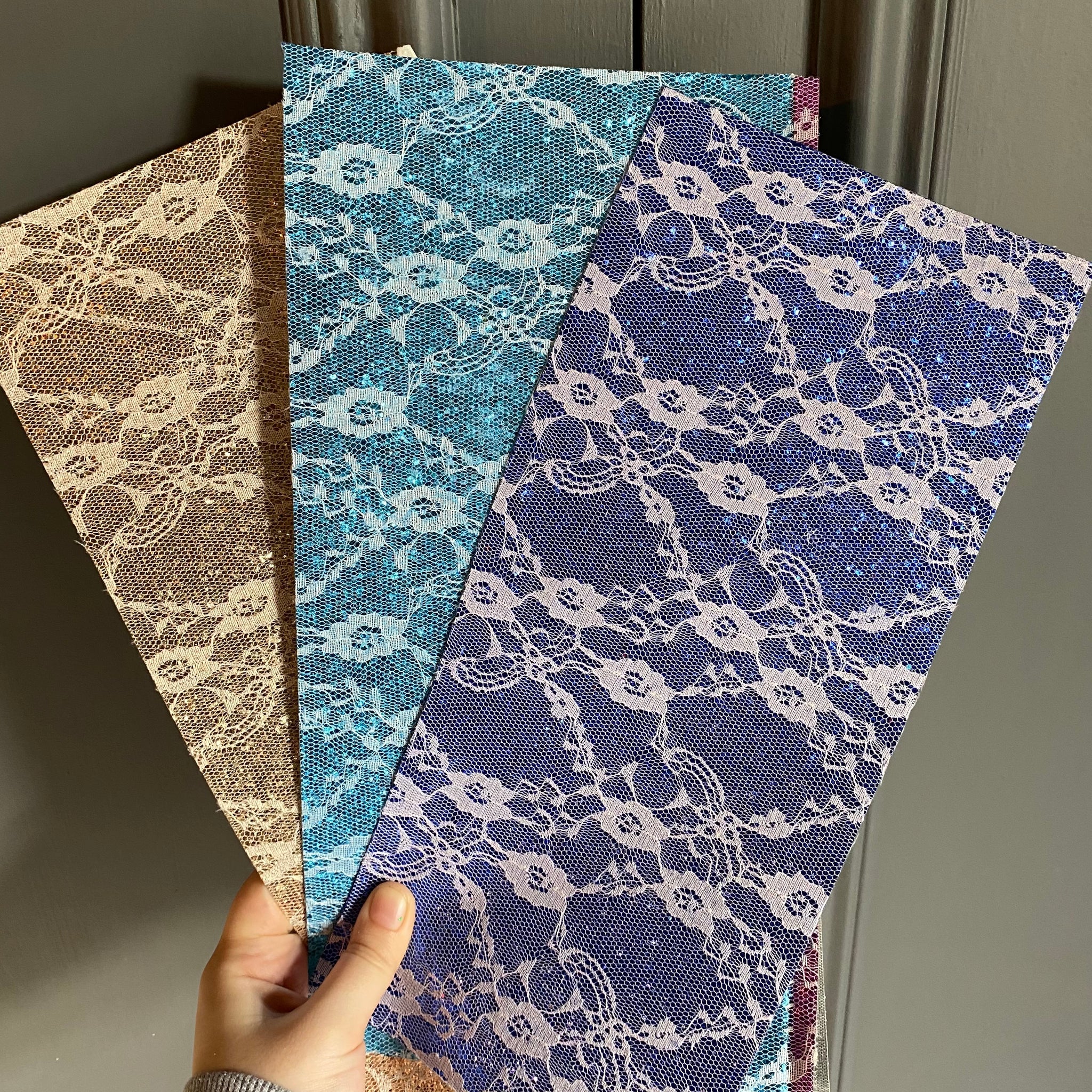 Lace Glitter Sheet Bundle