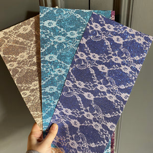 Lace Glitter Sheet Bundle