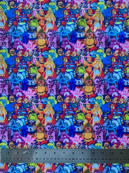 Offcut 1980s character Fabric