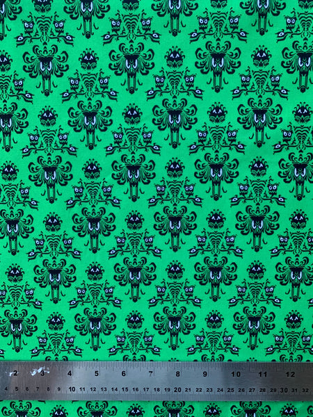 Offcut Haunted Mansion Polycotton Fabric