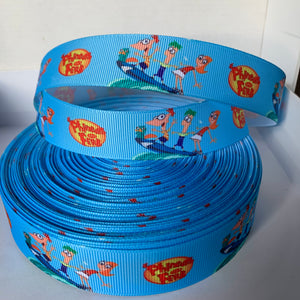 Phineas and Ferb Grosgrain Ribbon