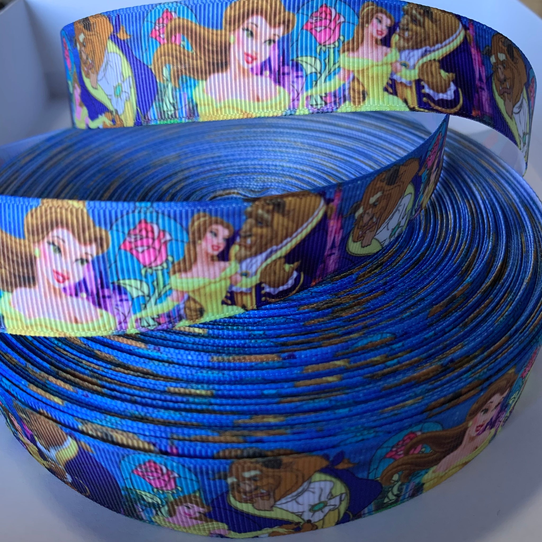 Beauty and the Beast Grosgrain Ribbon